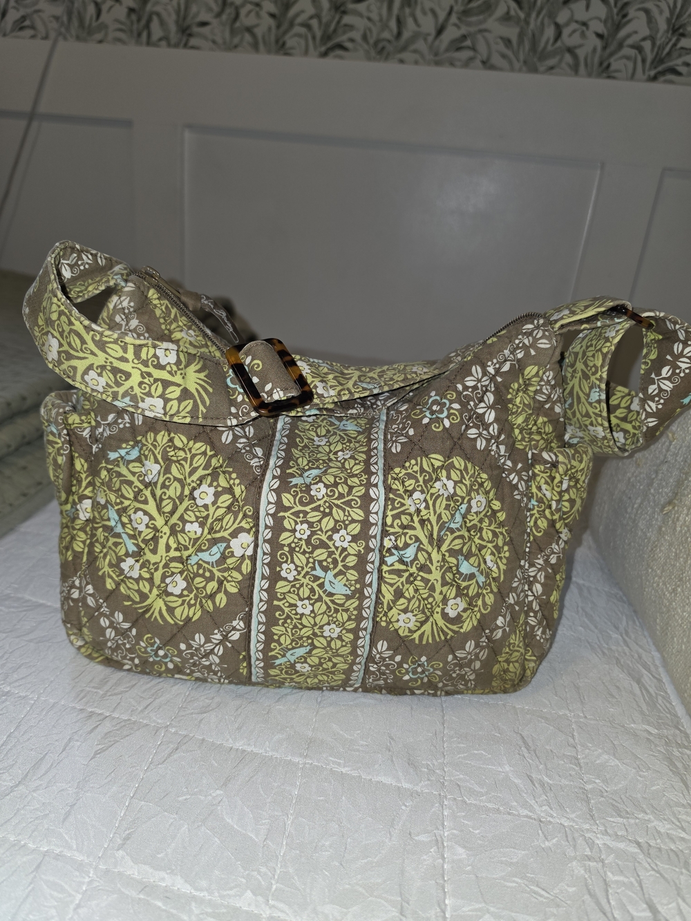Vera Bradley Retired Sitting In A Tree Crossbody/Shoulder Bag